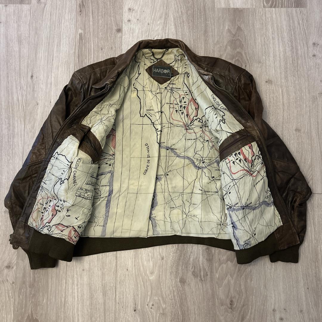 あ*様 80s HARBOR VIEW 本革レザージャケット フライトジャケット