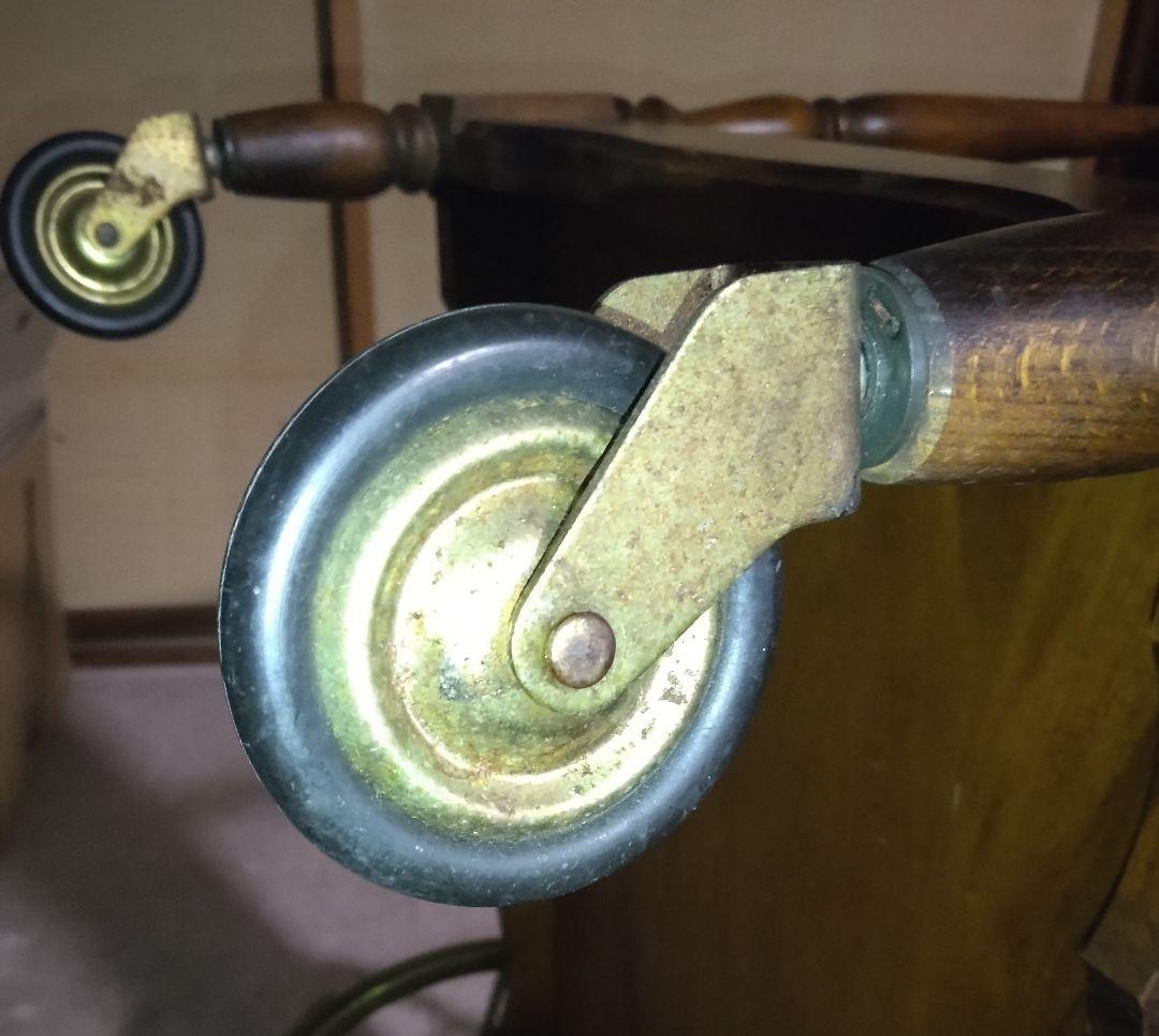 オールドカリモク古いkarimokuワインキャスターワゴン