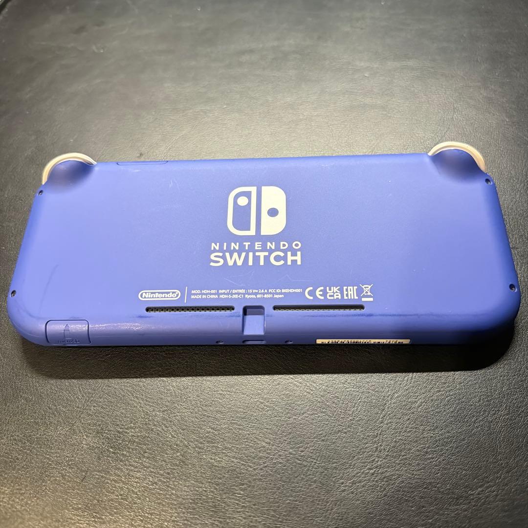 Switch Lite 本体 充電器付き クリアカバー付き 動作確認済み 箱なし
