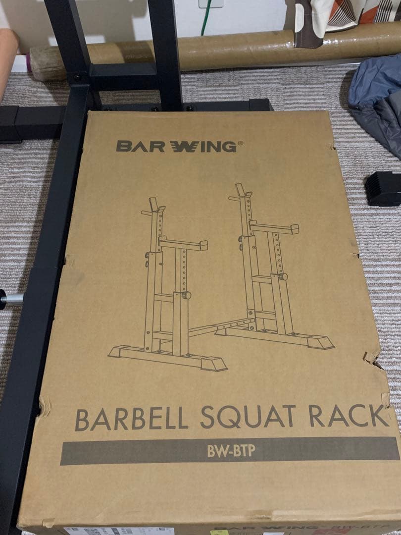 ★2月４日購入★BARWING(バーウィング) バーベル スクワットラック