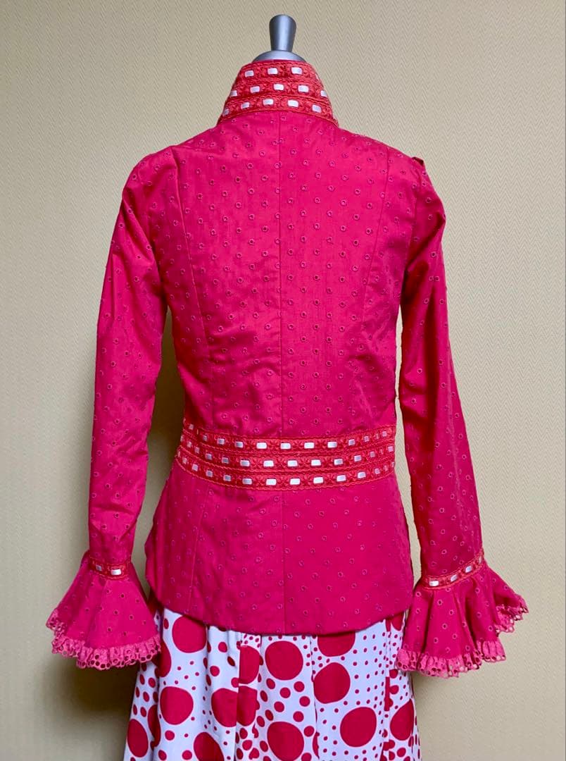 フラメンコ衣装　ソニアジョーンズファルダ➕マンサニージャブラウスのセット　M〜L