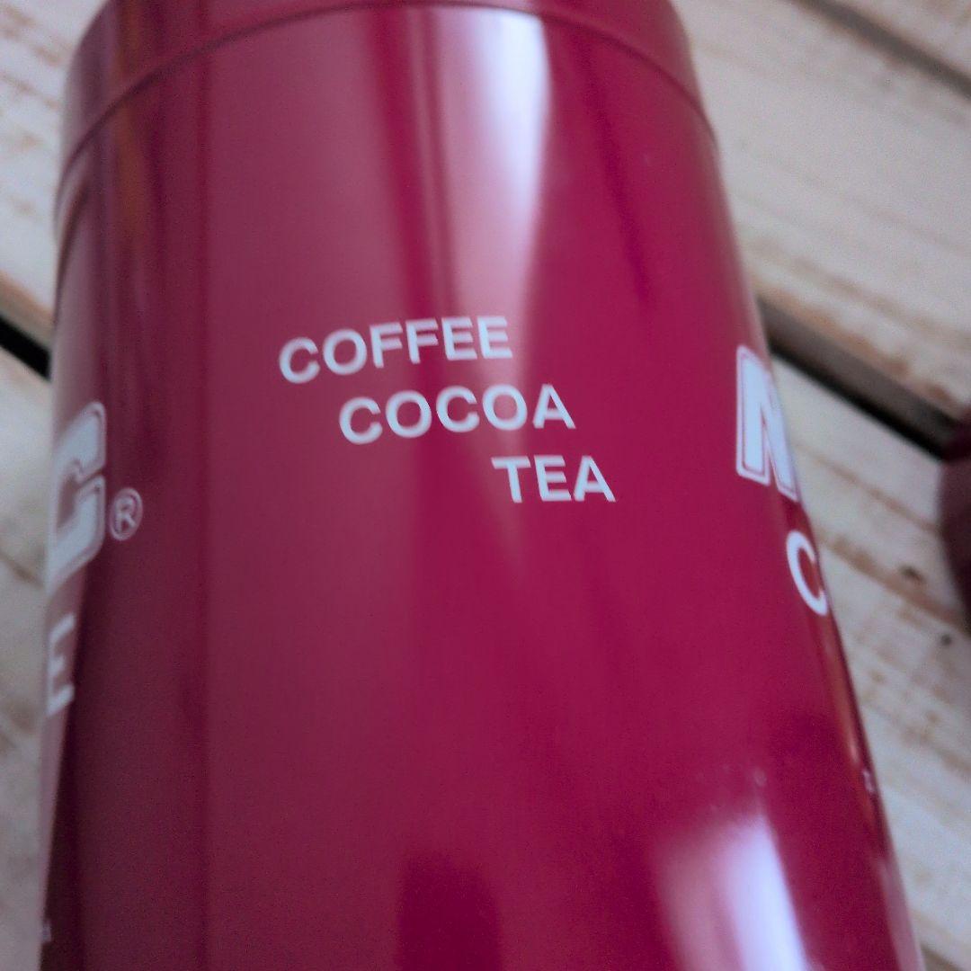 未使用。三本コーヒー保存缶　レトロ　三本珈琲