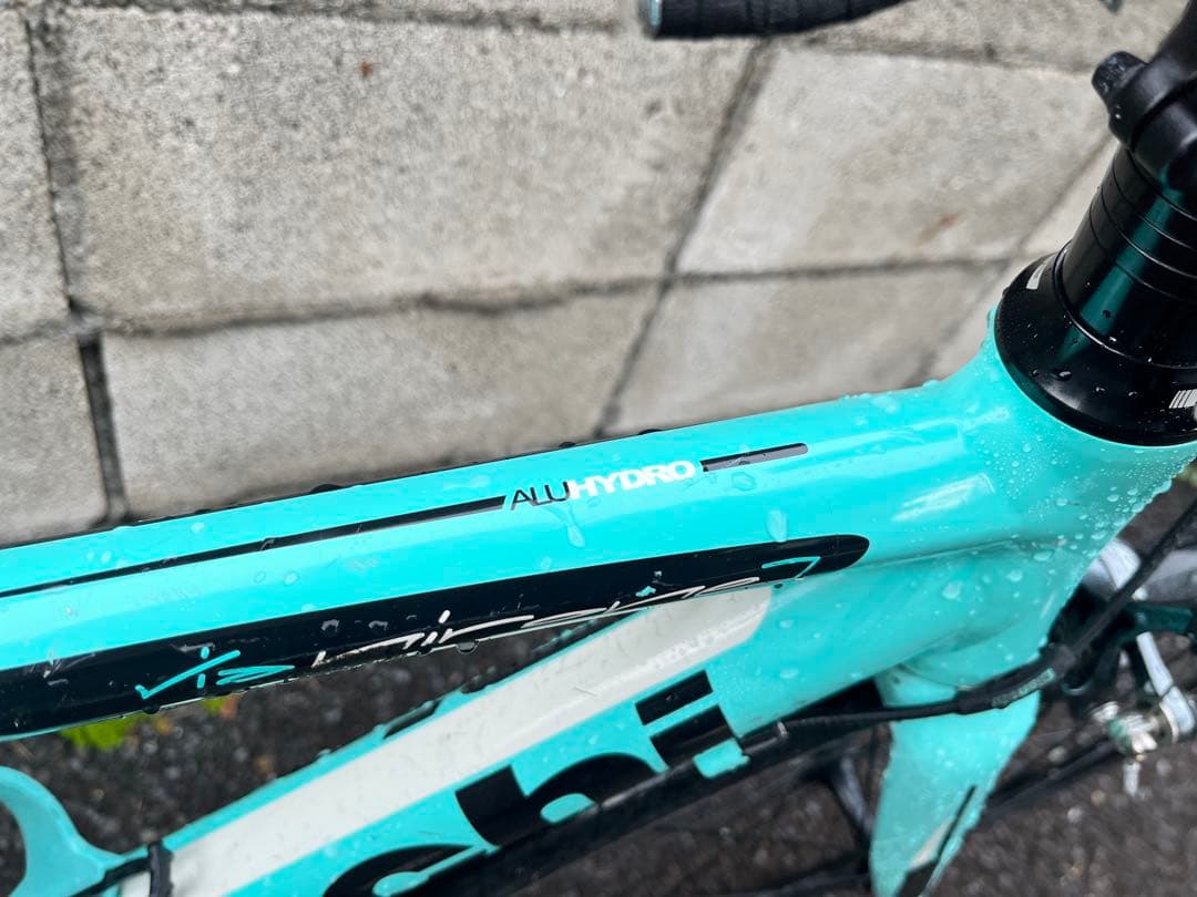 夕Bianchi ロードバイクチェレステTiagra20段変速46size