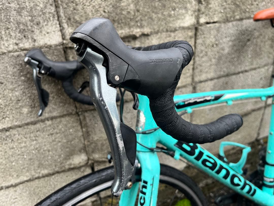 夕Bianchi ロードバイクチェレステTiagra20段変速46size