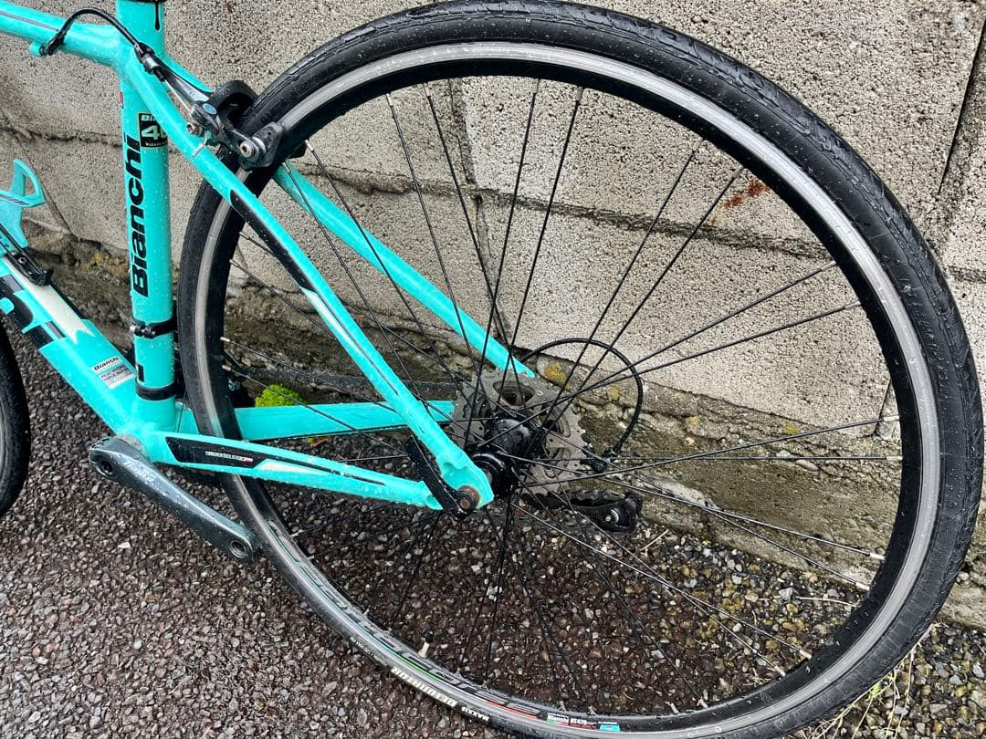 夕Bianchi ロードバイクチェレステTiagra20段変速46size