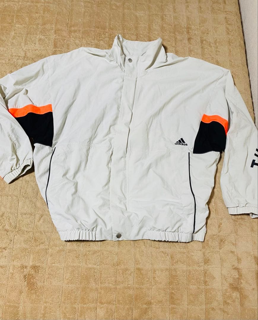 adidas ピステ上下セット ホワイト/ネイビー/オレンジ