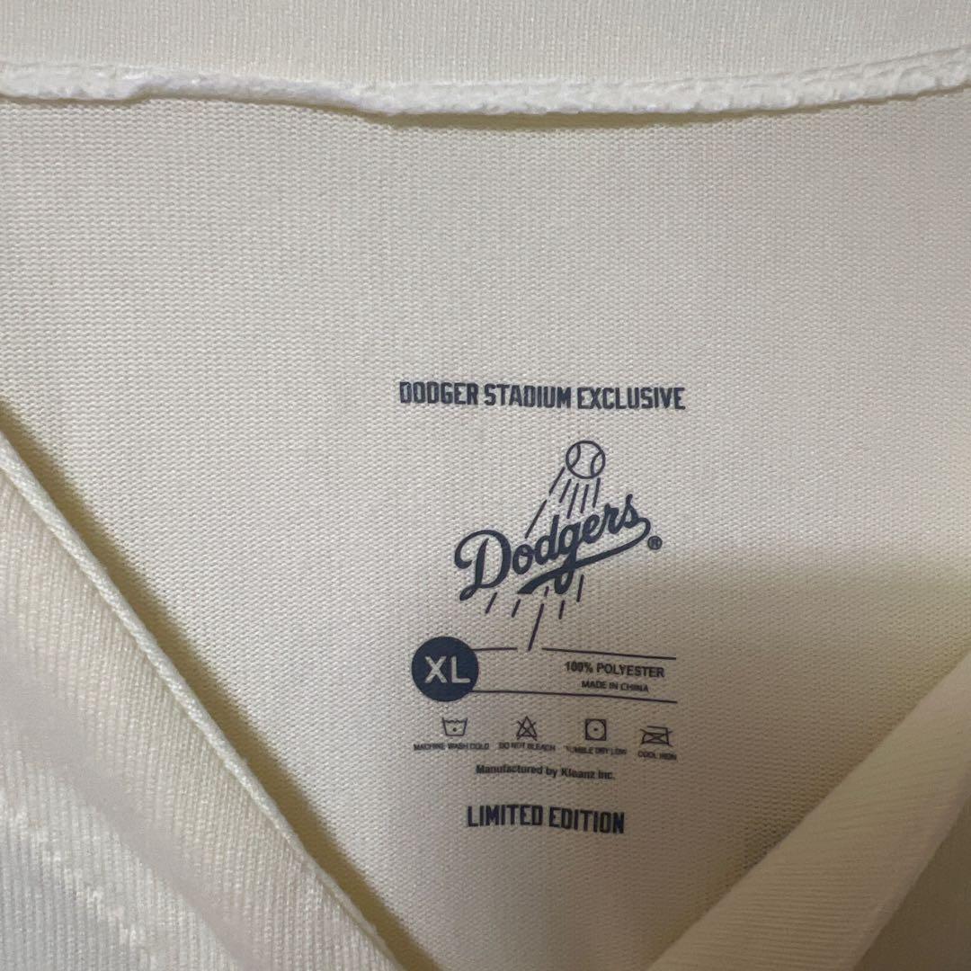 【未使用品】ドジャース - ジャッキー・ロビンソン・デー ユニフォーム XL