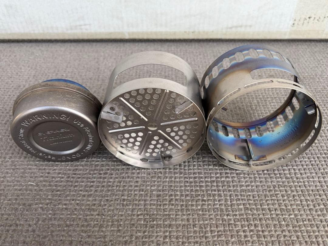 エバニューチタン　アルコールストーブマグポット 500 uesd