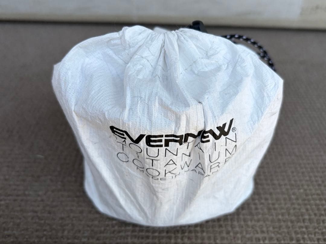 エバニューチタン　アルコールストーブマグポット 500 uesd