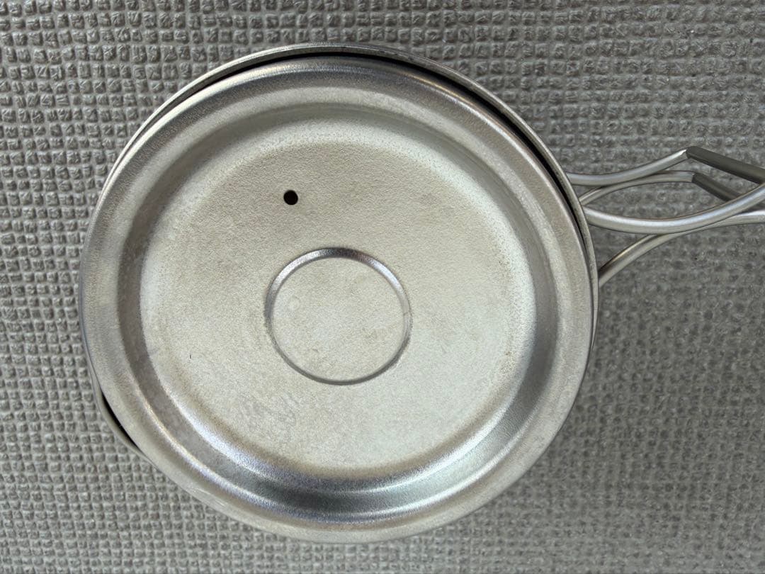 エバニューチタン　アルコールストーブマグポット 500 uesd