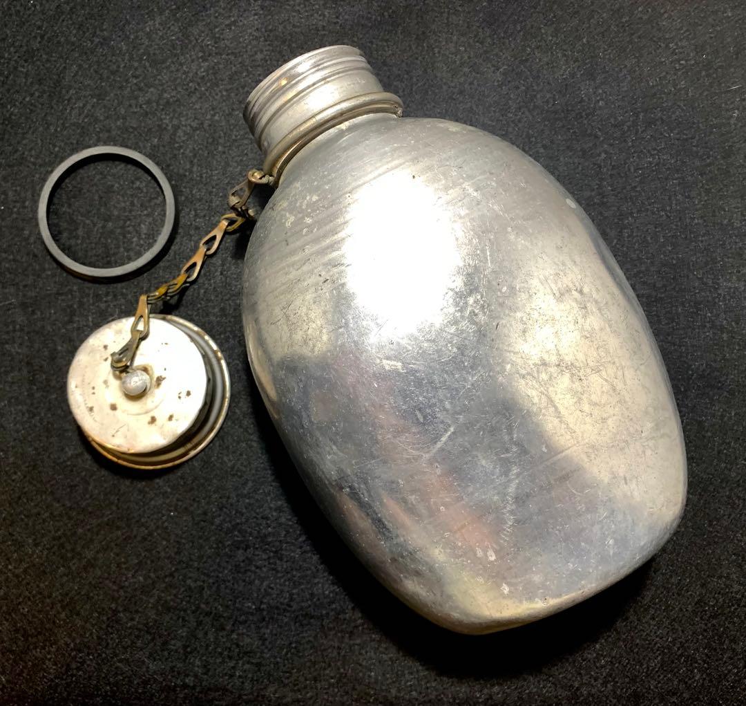 イギリス軍 軍放出品 40s ヴィンテージ キャンティーン 直火 アルミ 焚火