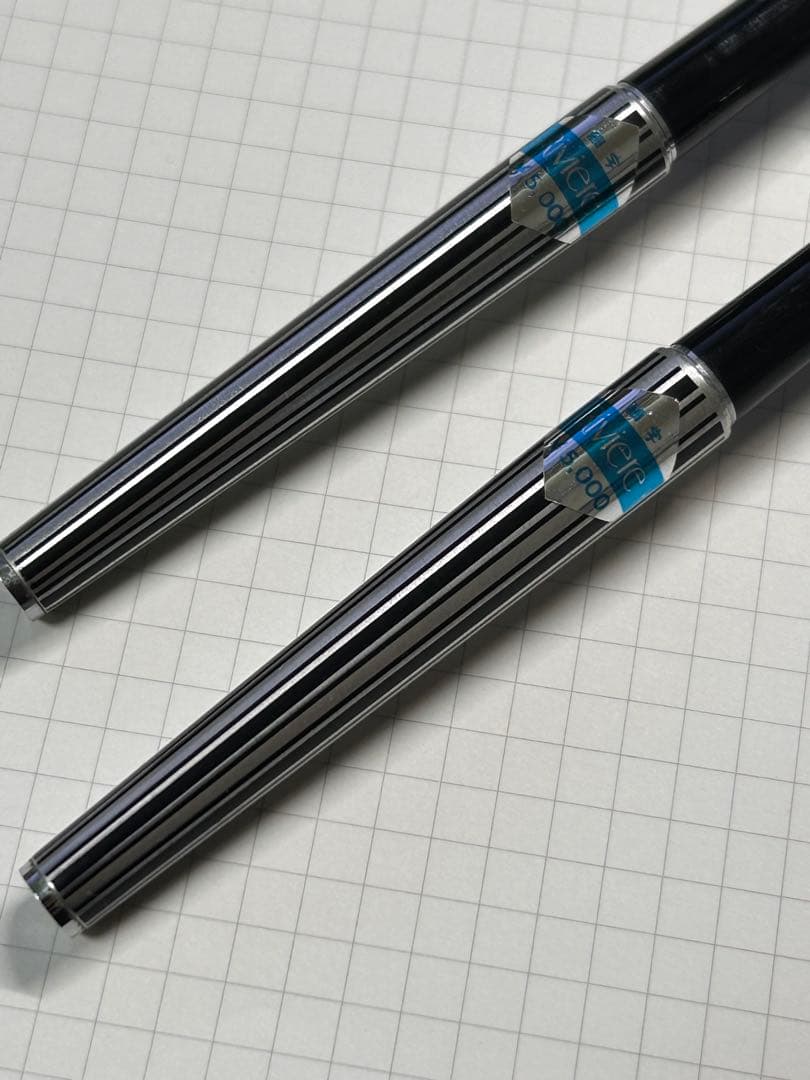 プラチナ万年筆 Riviere リヴィエール 18K WG 食刻 縦柄 廃盤