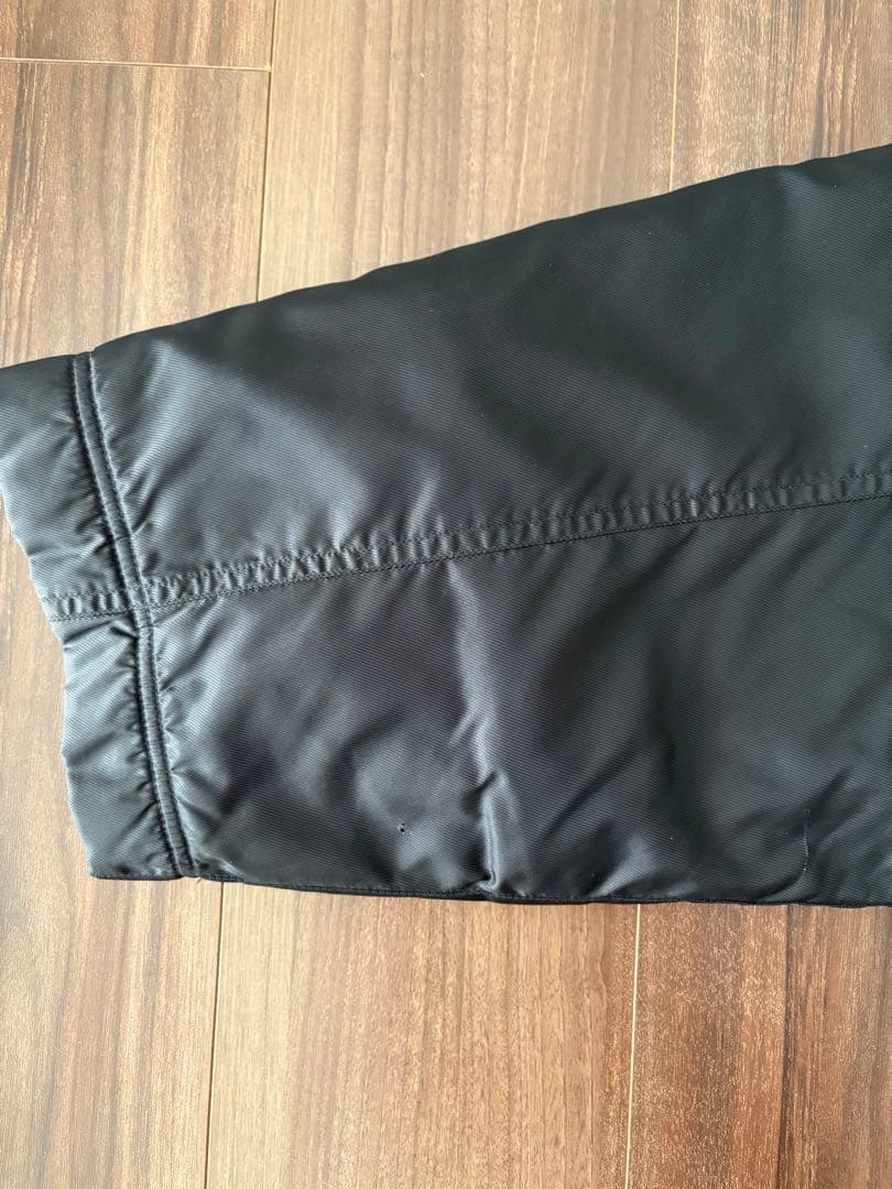 NIKE ナイキ ナイロンジャケット ベンチコート 黒 青 スウォシュXL旧タグ