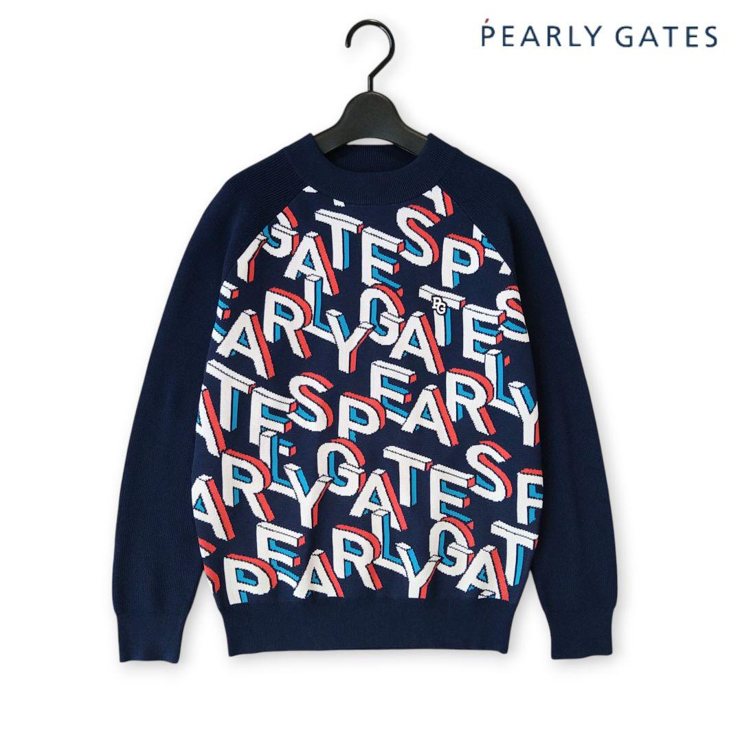 ■美品 PEARLY GATES パーリーゲイツ BIGロゴニット