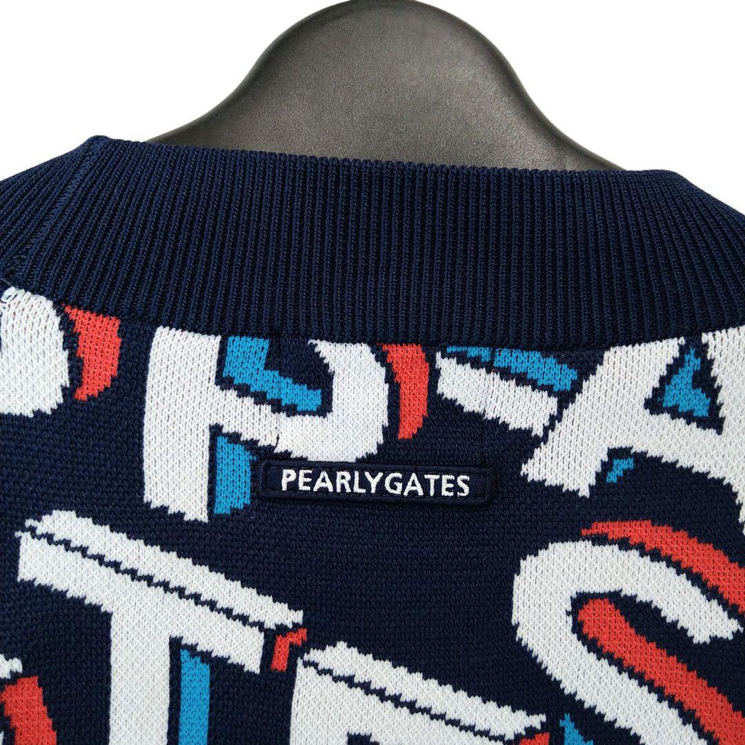 ■美品 PEARLY GATES パーリーゲイツ BIGロゴニット