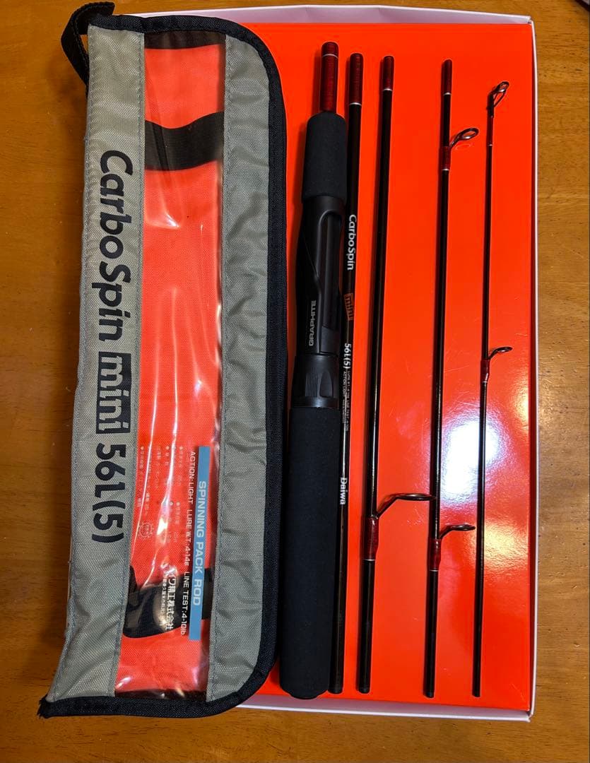 ダイワ Carbo Spin mini 56L (5) スピニングパックロッド