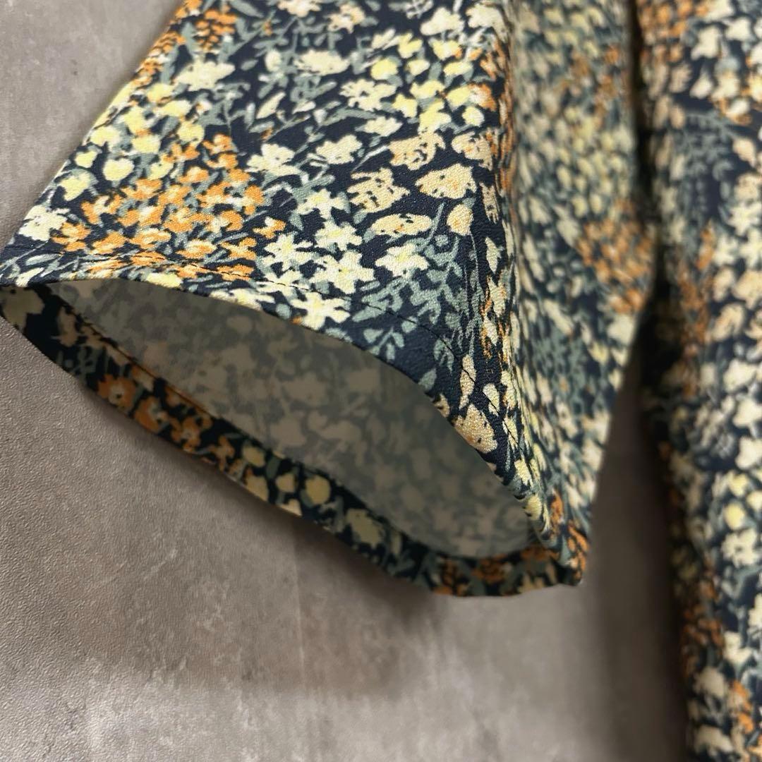 美品JOURNALSTANDARDLUXE ハリ感と落ち感プリントワンピースF