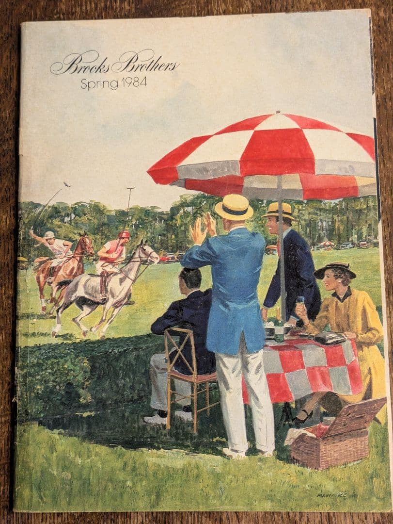 ブルックスブラザーズカタログ1982秋冬1983春1984春