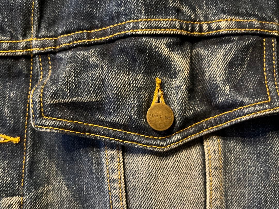 Fear of God 7th 3year ヴィンテージ デニムジャケット　L