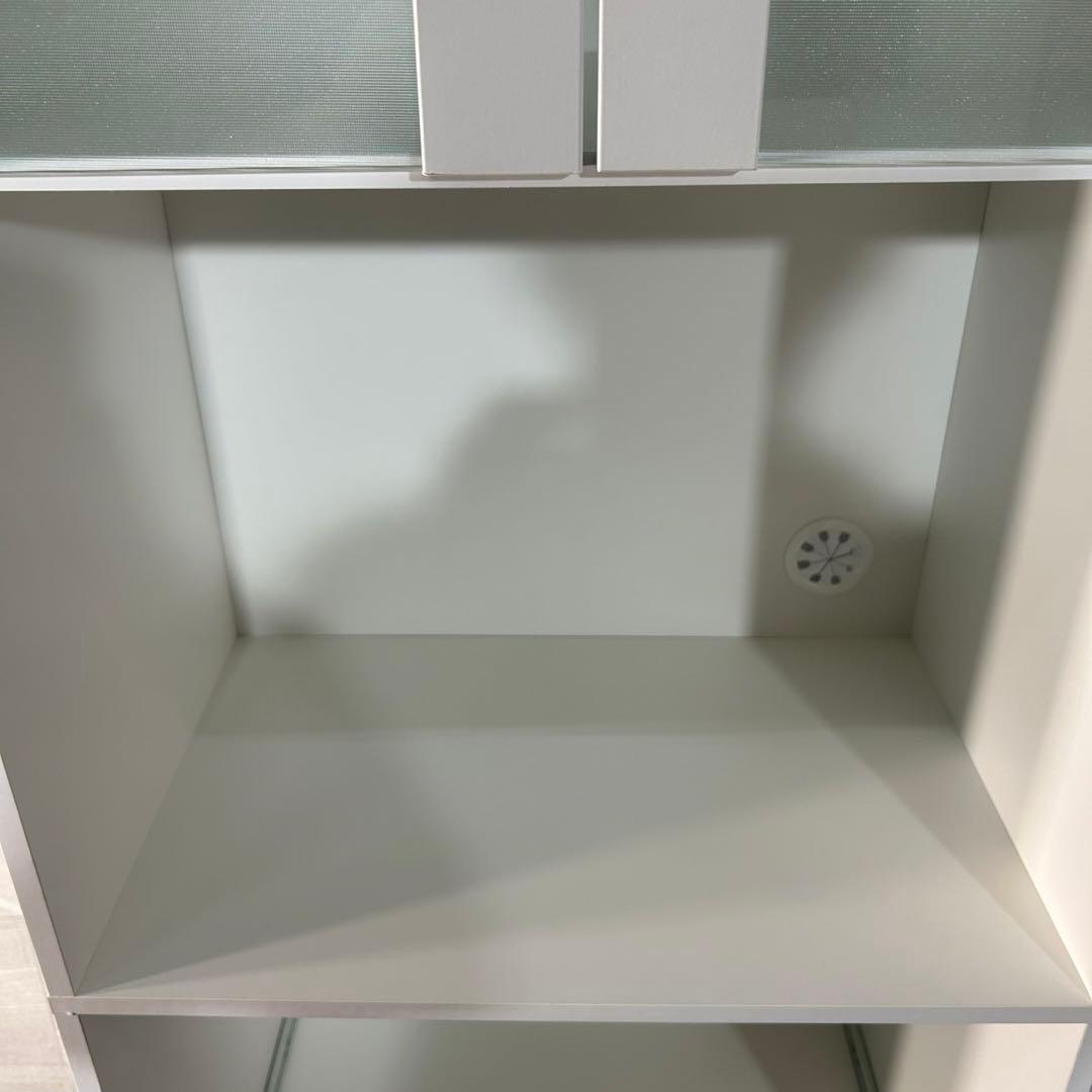 NITORI 食器棚 レンジ台 キッチンボード 60cm フォルムN d3801