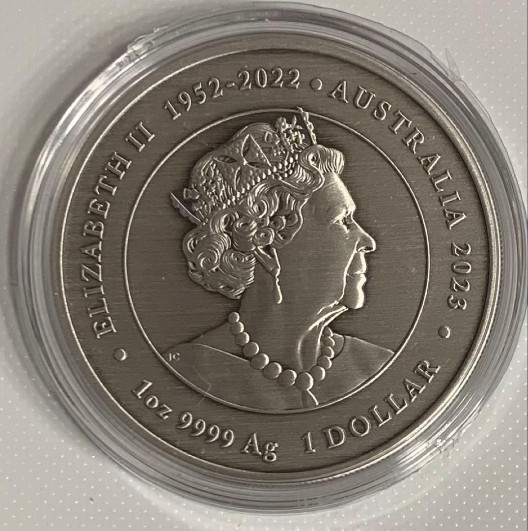 U*ズ様 DRAGON & KOI Antique 1 Oz Silver Co