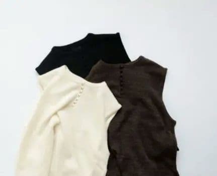 tandey ⿻オオカミとフクロウ オオカミと星つつみのミッカ ニットベスト