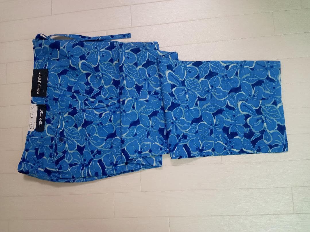 90’s POLO GOLF　Ｗ32　シルクリネン　リゾートパンツ　国内正規品