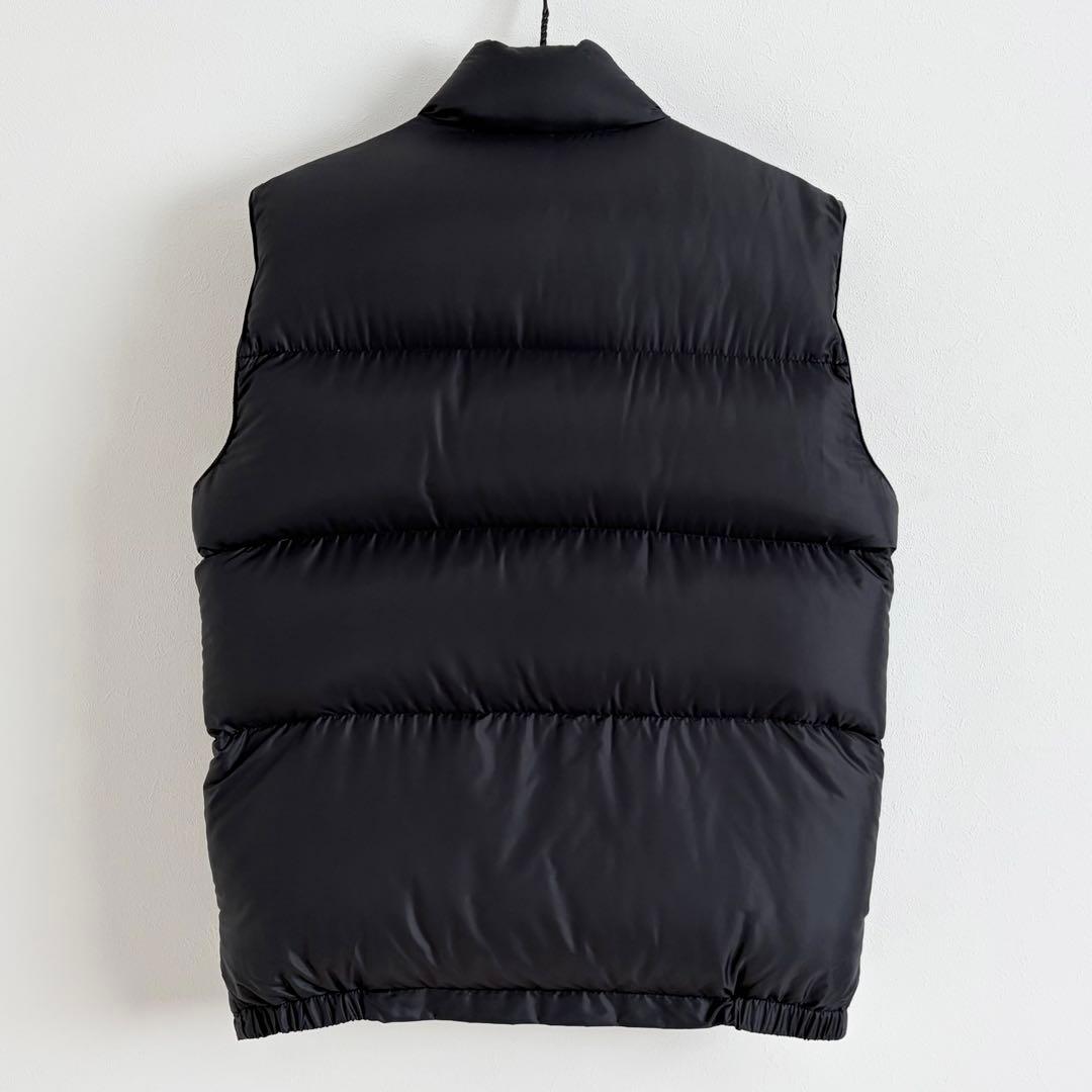 USA製★クレセントダウンワークス AVIREX ダウンベスト 黒 迷彩 カモ