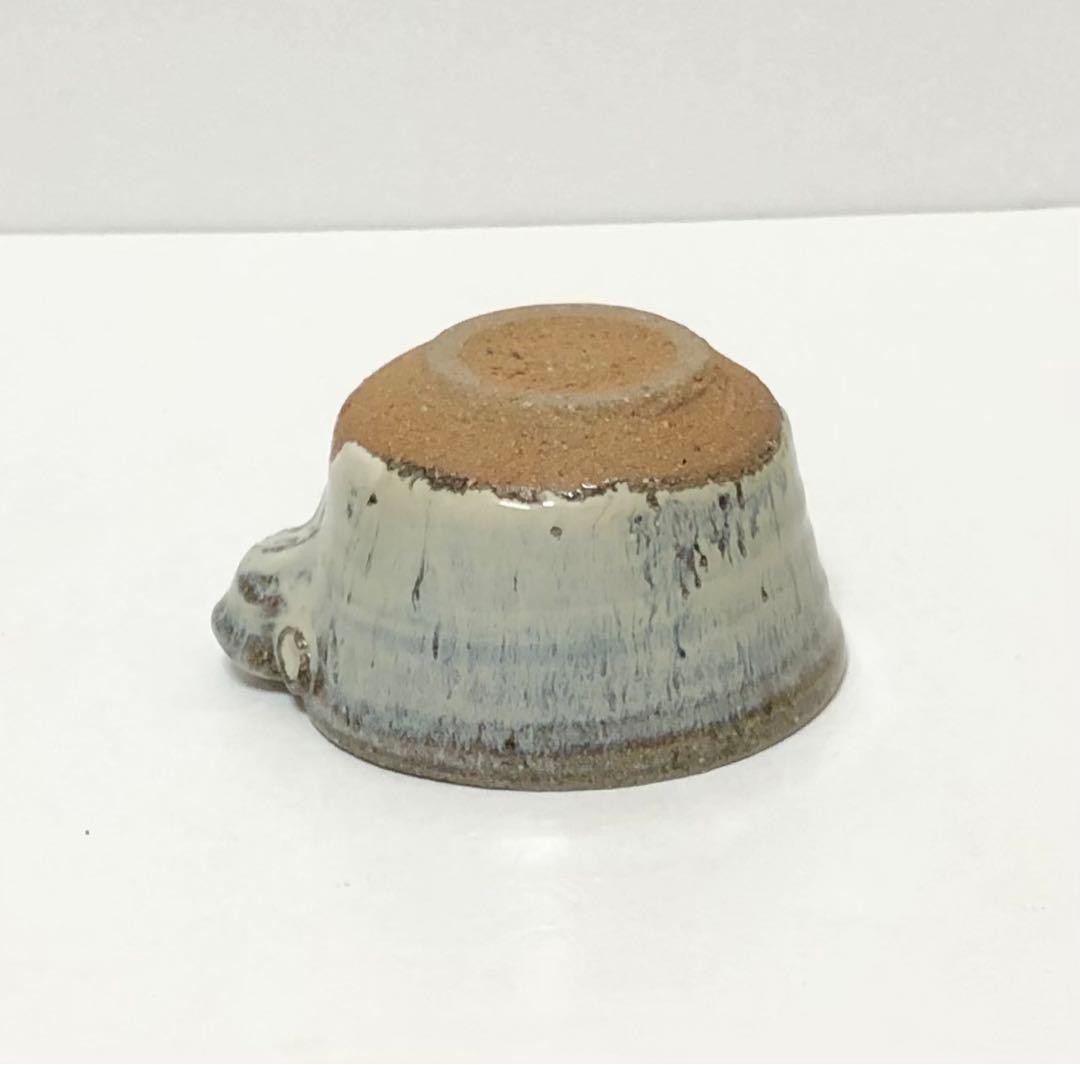 期間限定特価 唐津焼 朝鮮唐津 浜本洋好 藁灰釉 鉄釉 重ね掛け 片口小鉢