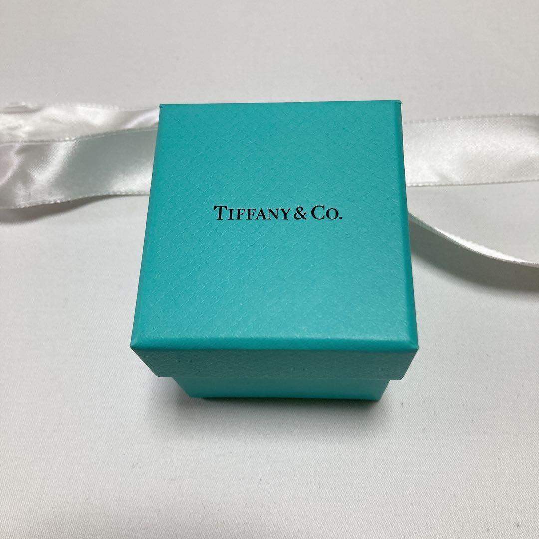 美品　ティファニー　リングケース　指輪入れ　空箱　リボン付き　ブルーボックス　A