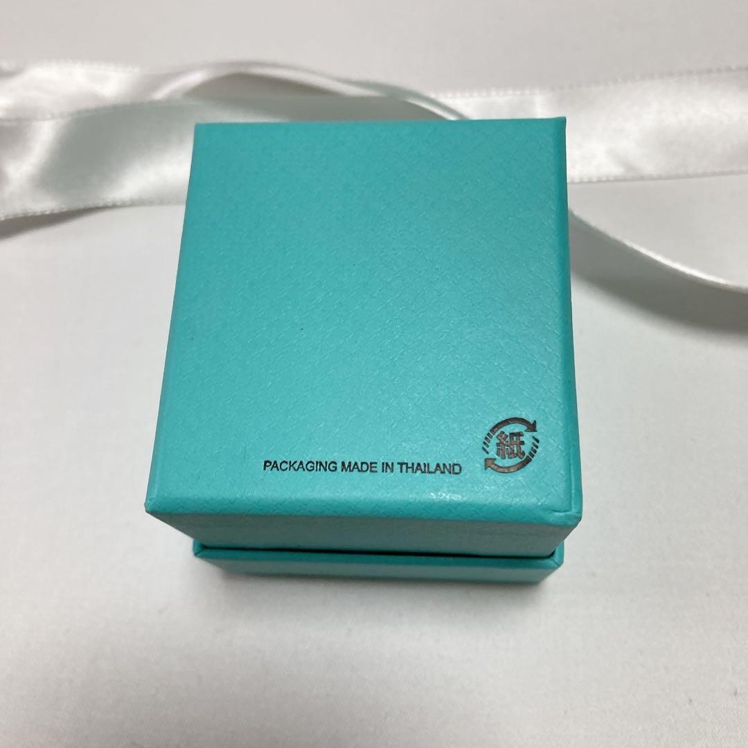 美品　ティファニー　リングケース　指輪入れ　空箱　リボン付き　ブルーボックス　A