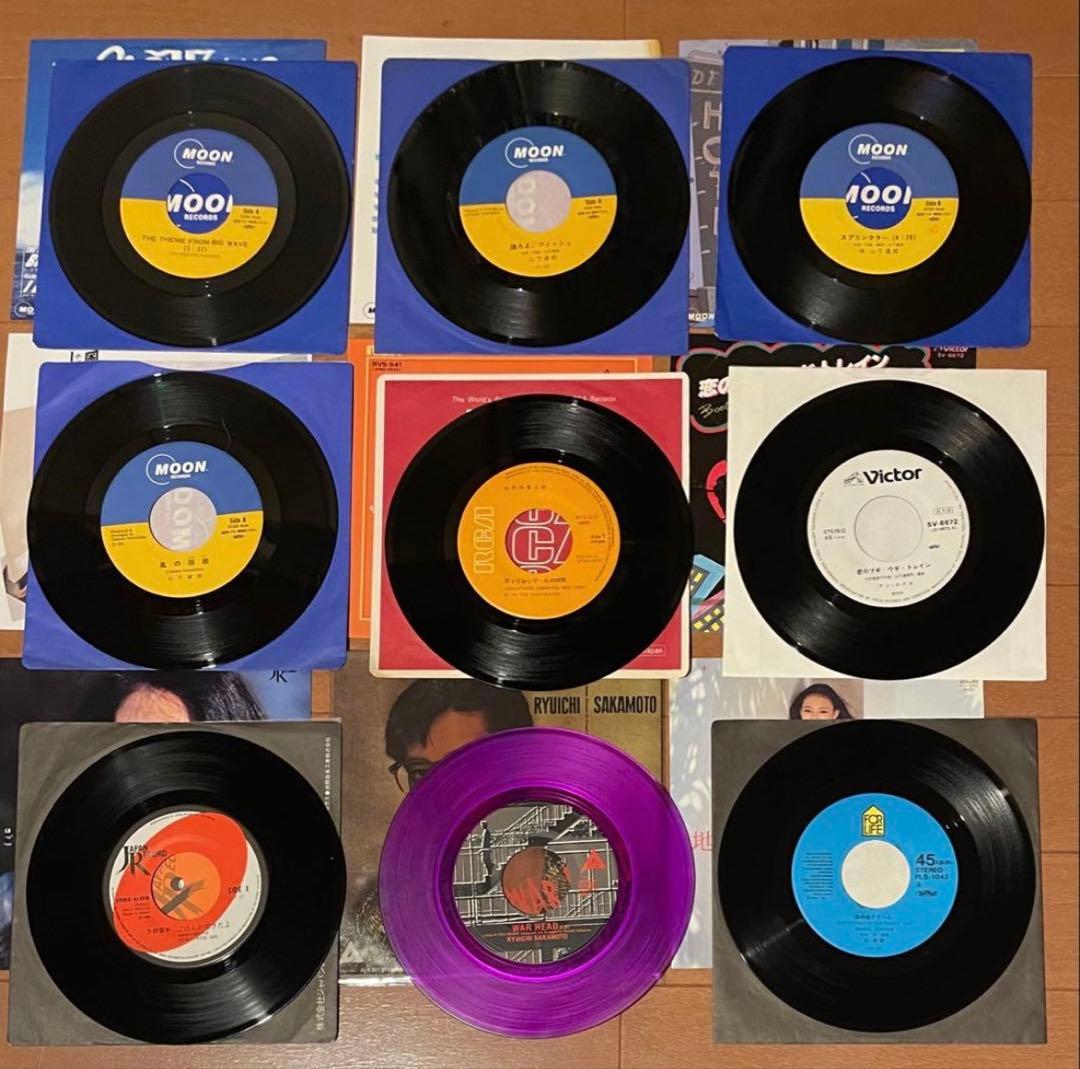 希少シティポップ名盤EPレコード9枚セット 山下達郎　竹内まりや　矢野顕子他