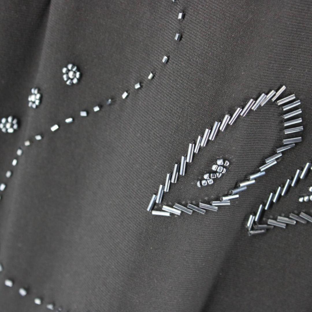 【美品 社交ダンス衣装】ワンピース ドレス 黒 ブラック Mサイズ Lサイズ