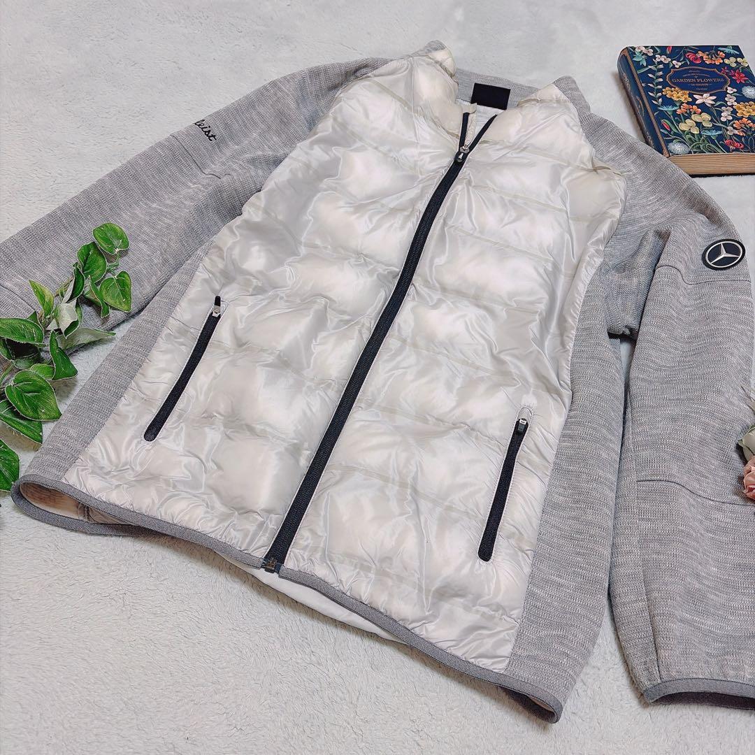 希少 タイトリスト×メルセデスベンツ 中綿 ハイブリッドニットジャケット LL