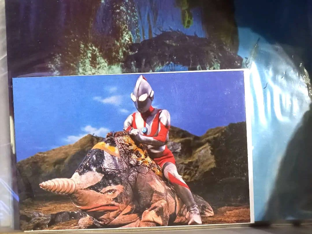 超激レア昭和47年当時物ウルトラマン ウルトラセブン 大怪獣アルバム&カード8枚