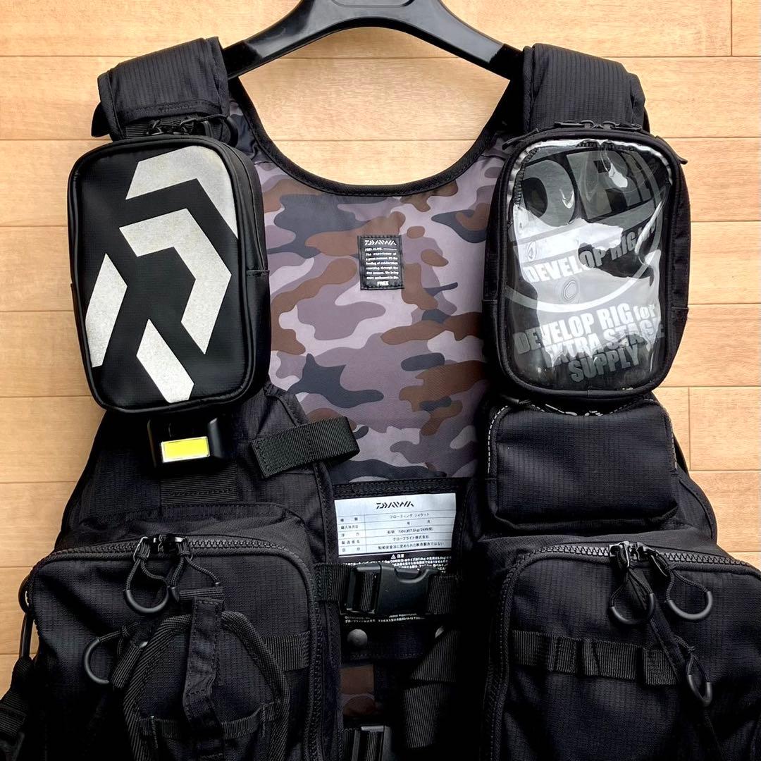 美品 ダイワ フローティングベスト ライフジャケット フロートゲームベスト