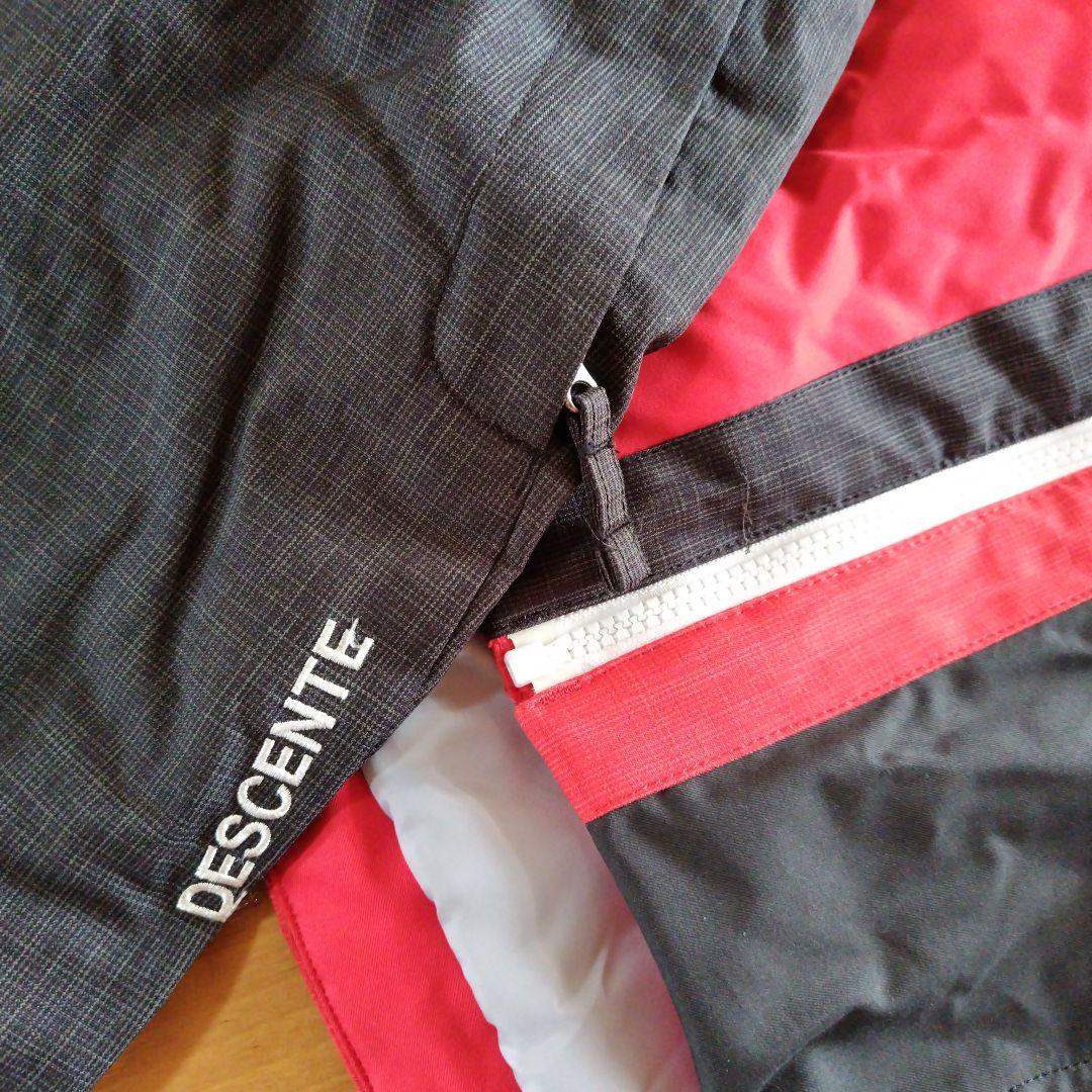デサント DESCENTE スキーウェア上下 赤黒 130 キッズ ジュニア