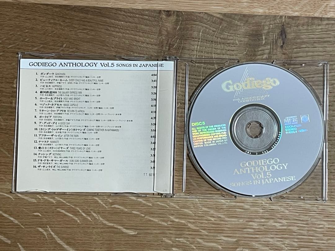 ゴダイゴ 15th Anniversary Godiego Box