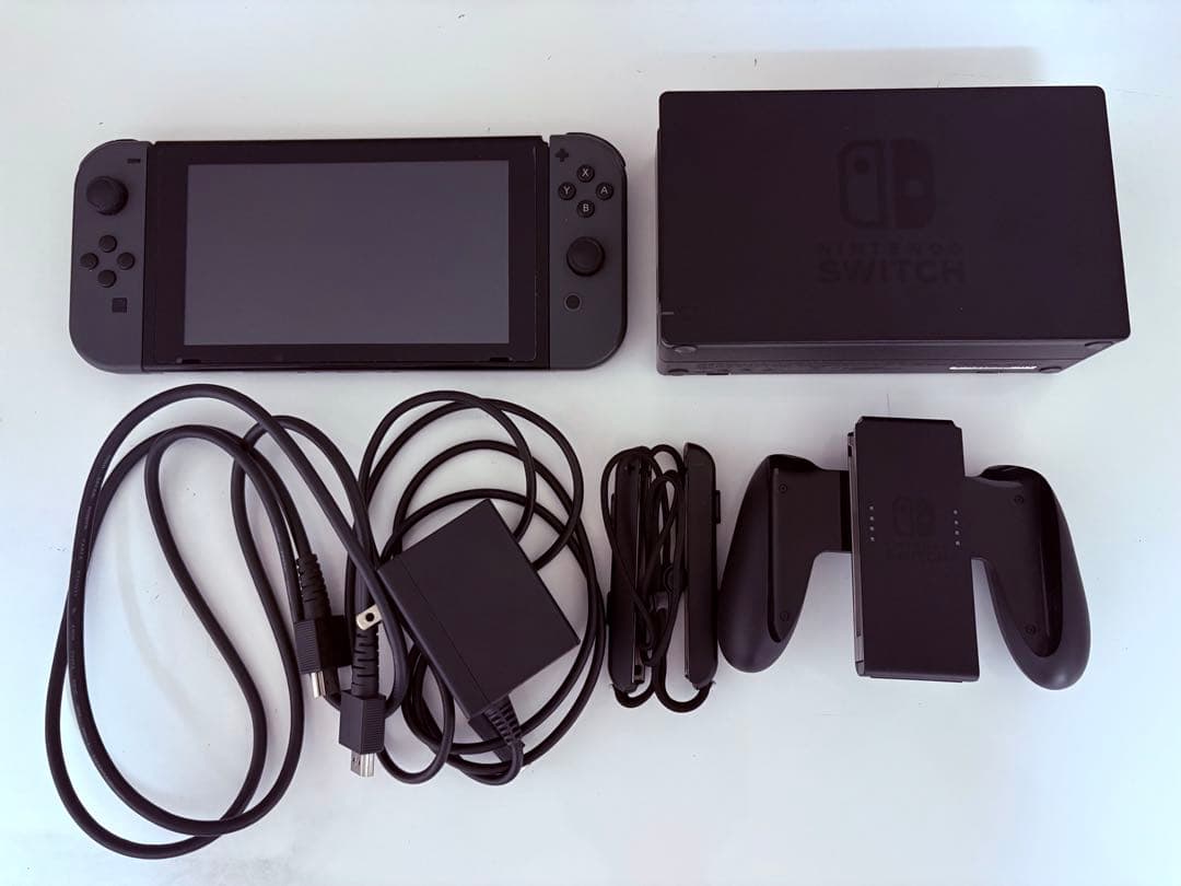 Nintendo Switch 本体 グレー Joy-Con(L)Lボタン不動