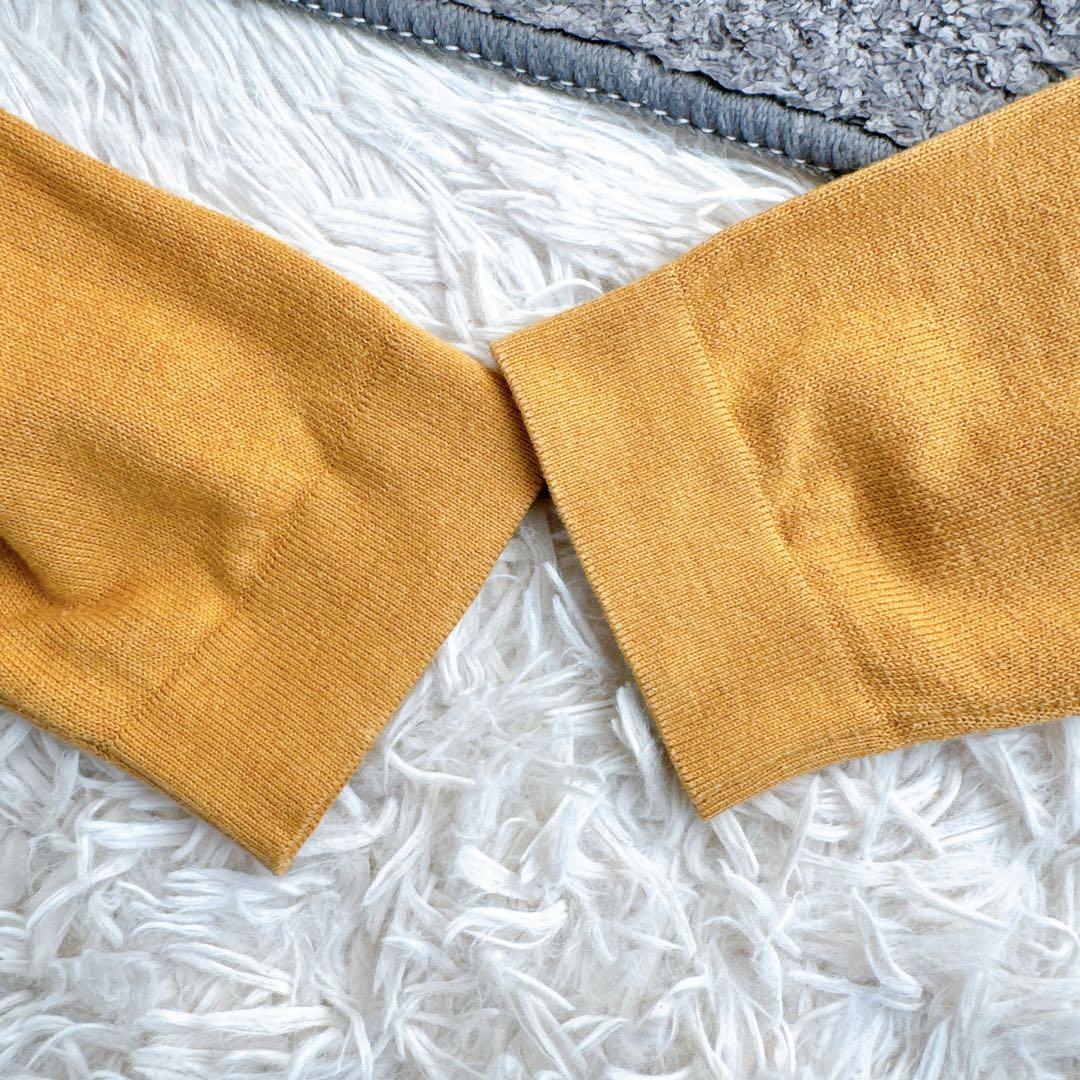 オールド エルメス ニット　切替　異素材　シャツ　ブラウス　シルク　カシミヤ