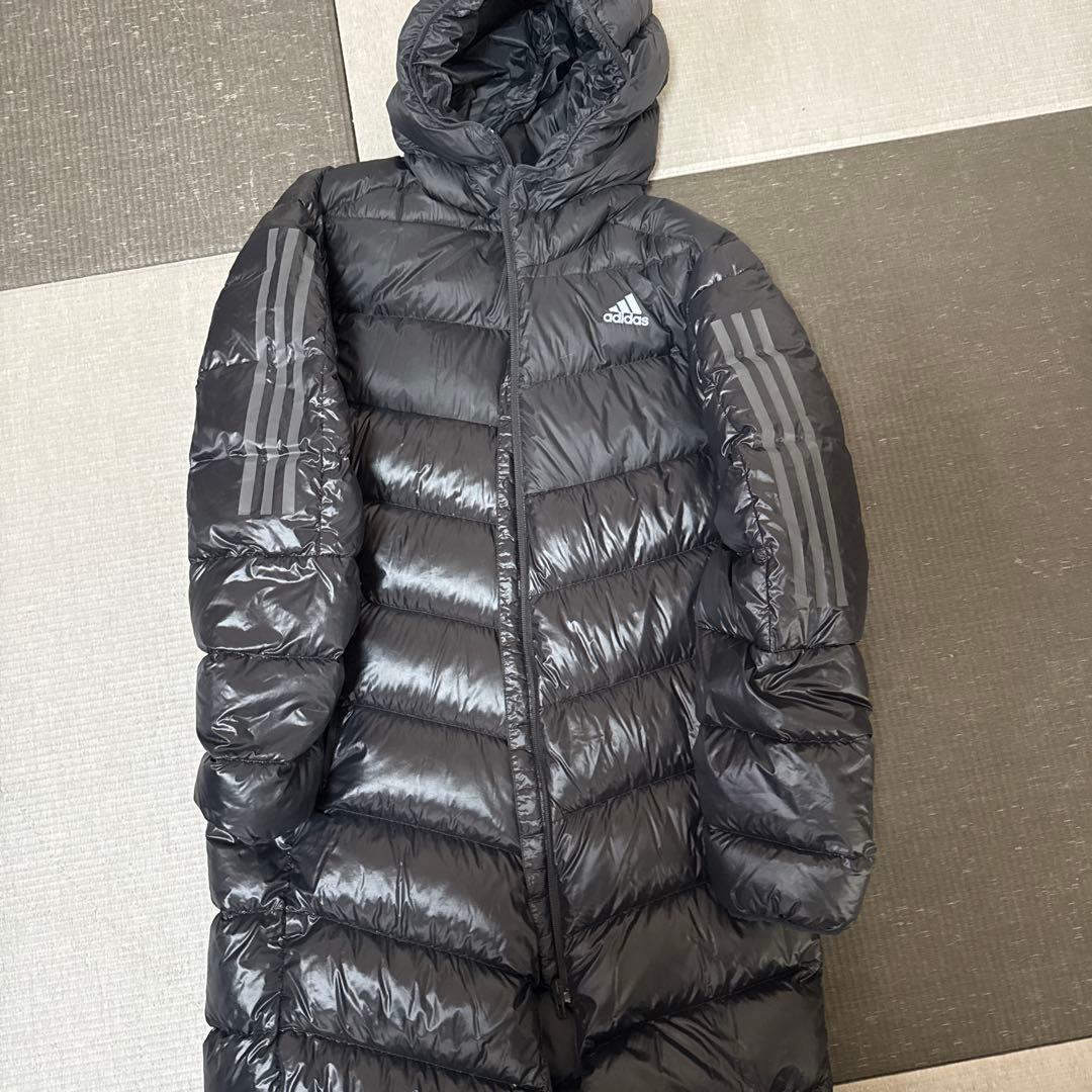 【美品】【早い者勝ち】adidas ベンチコート　ブラック