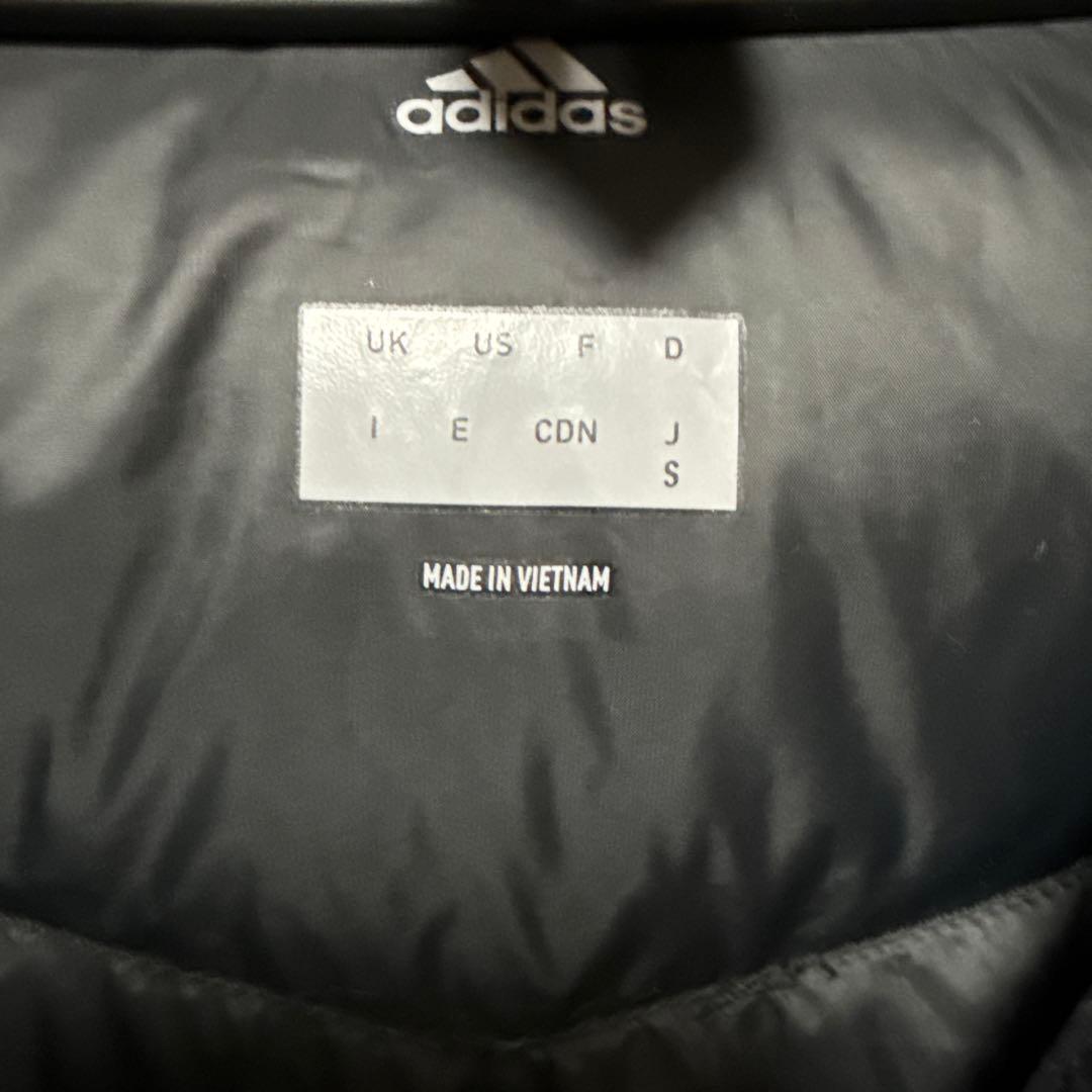 【美品】【早い者勝ち】adidas ベンチコート　ブラック
