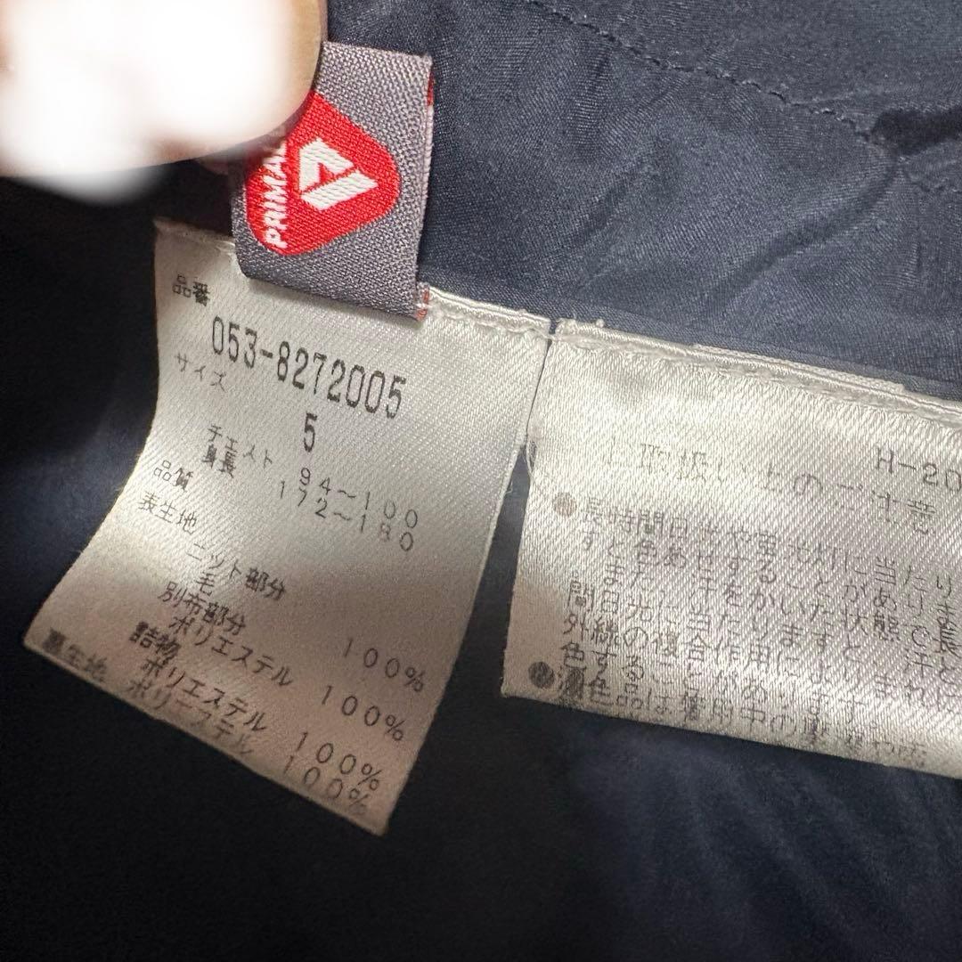 パーリーゲイツ ハイブリッドニットブルゾン プリマロフト 紺 Ｍ相当