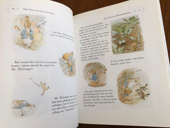 ピーターラビット 全編本 洋書 カセットのセット