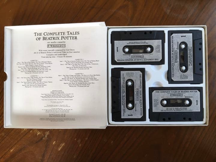 ピーターラビット 全編本 洋書 カセットのセット