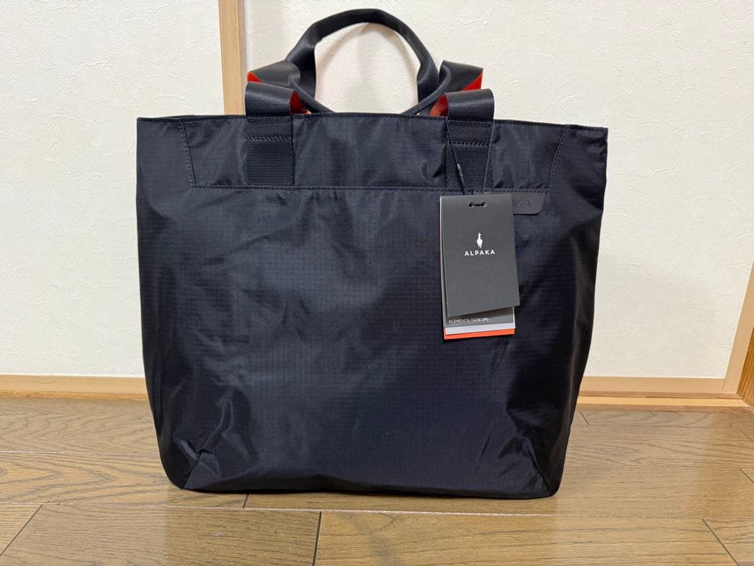 ALPAKA ELEMENTS TOTE M トートバッグ黒