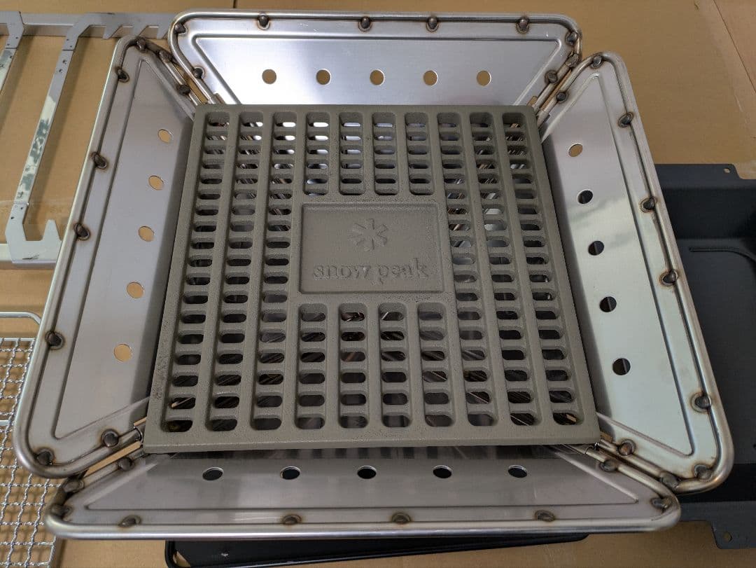 スノーピーク  peak 野遊びセット焚火台スターターM グリルプレート