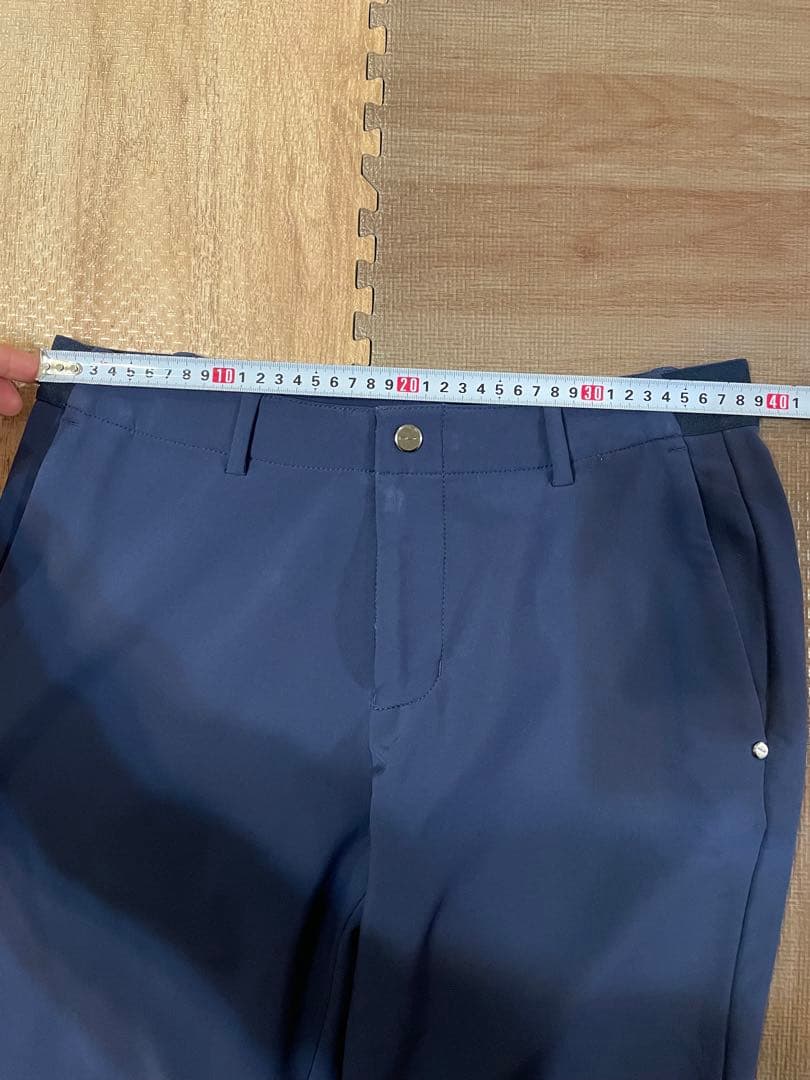 RLX ゴルフ 裏起毛ストレッチゴルフパンツ 30 ネイビー 春秋冬用