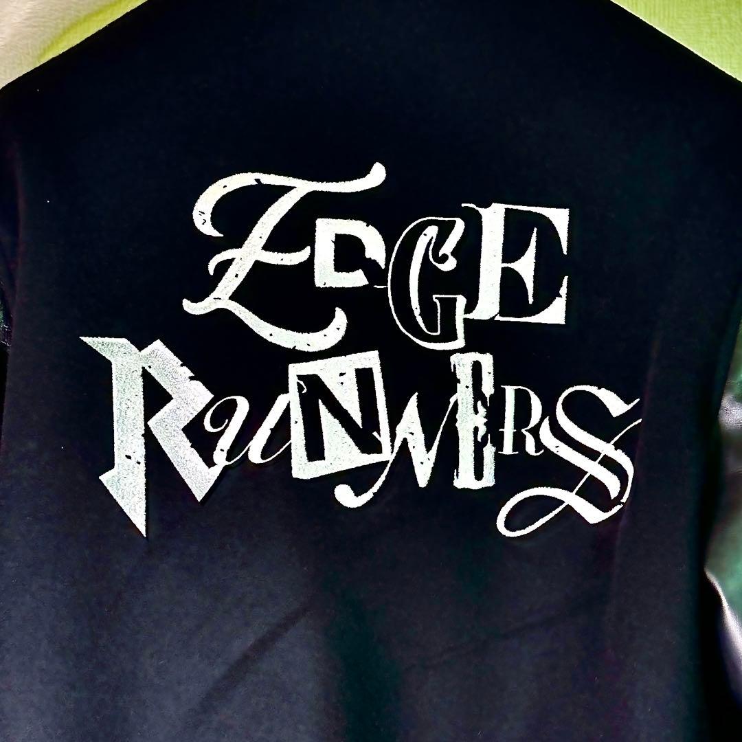 VR× CYBERPUNK LEATHER BOMBER JACKET