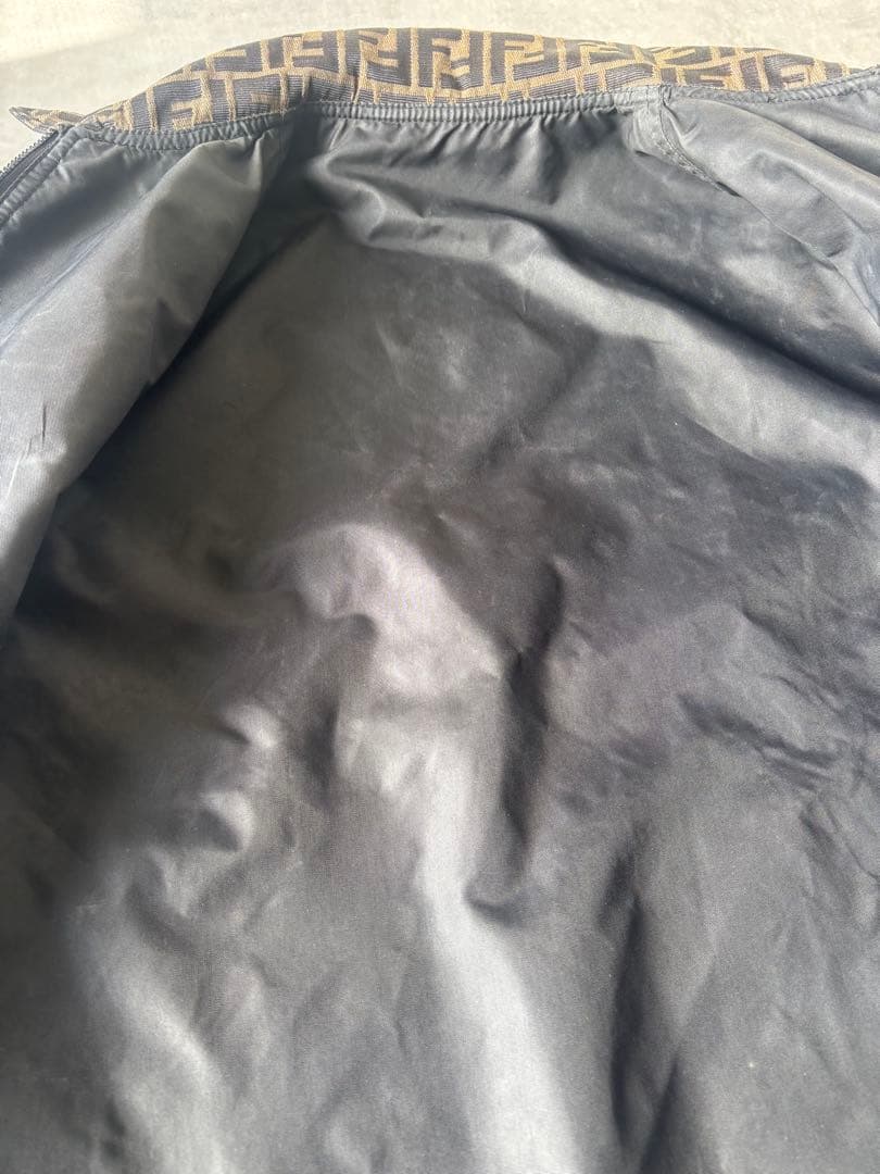 FENDI ズッカ柄 ジャケット 総柄 ブラウン　Lサイズ